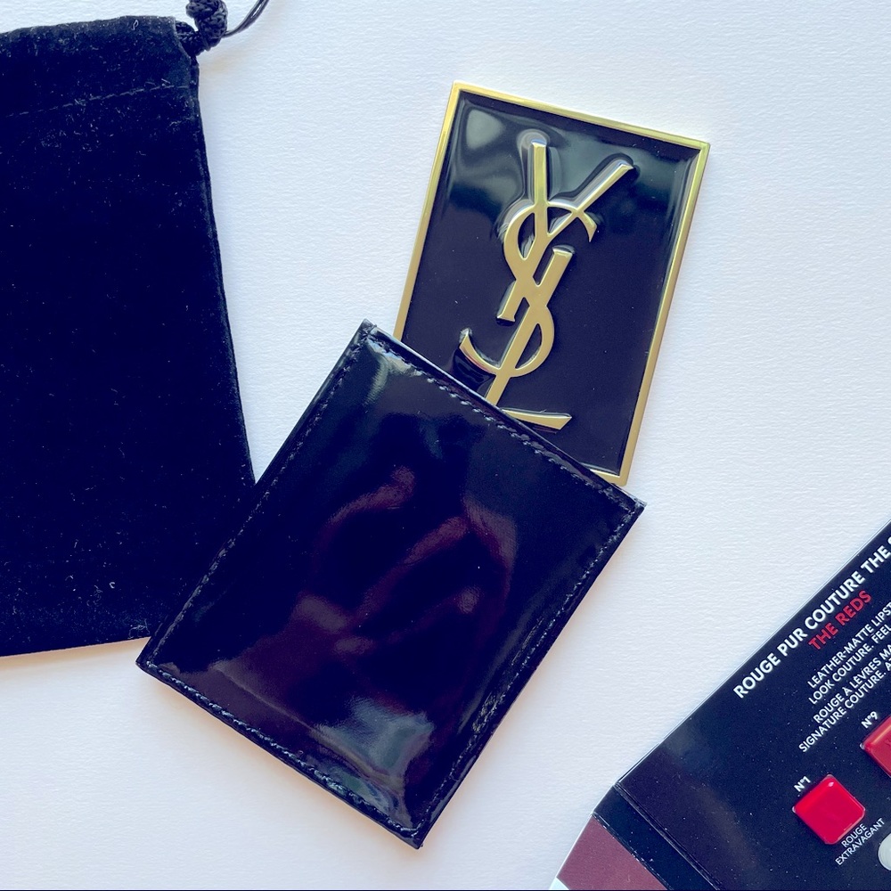 YSL Purse Mirror and Red Lipstick Sampler Set